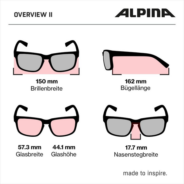 Alpina OVERVIEW II P Unisex - Sonnenbrille Ansicht 6