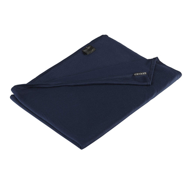 TRAVEL BLANKET - MERINO WOOL/SILK - Decke-GRAPHITE