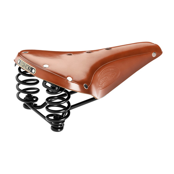 Brooks England SADDLE FLYER, LEATHER, HONEY - Fahrradsattel Ansicht 2