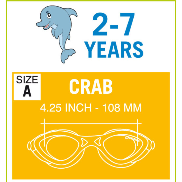 Cressi CRAB Kinder - Schwimmbrille Ansicht 2