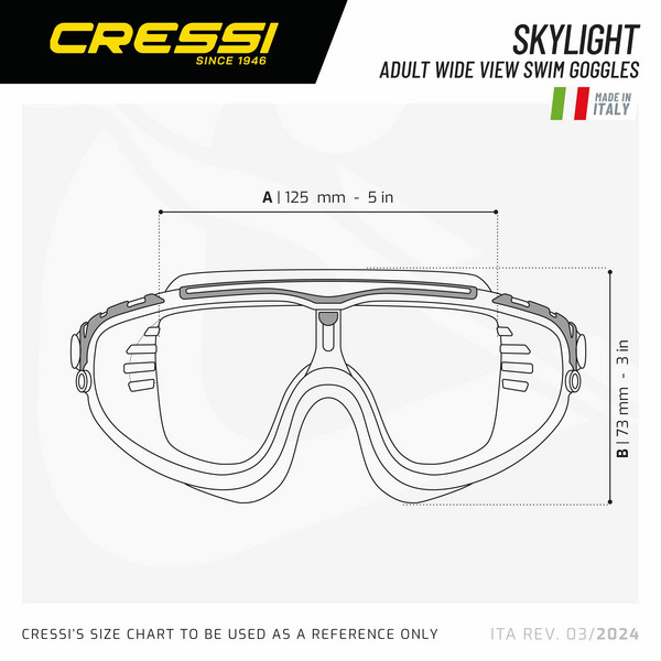 Cressi SKYLIGHT Unisex - Schwimmbrille Ansicht 2