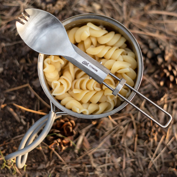 Esbit TITAN-GABEL/LÖFFEL, KLAPPBAR - Campingbesteck Ansicht 7