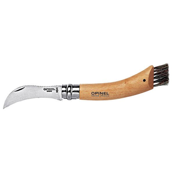 NO 08 PILZMESSER MIT BÜRSTE, BLISTER - Klappmesser
