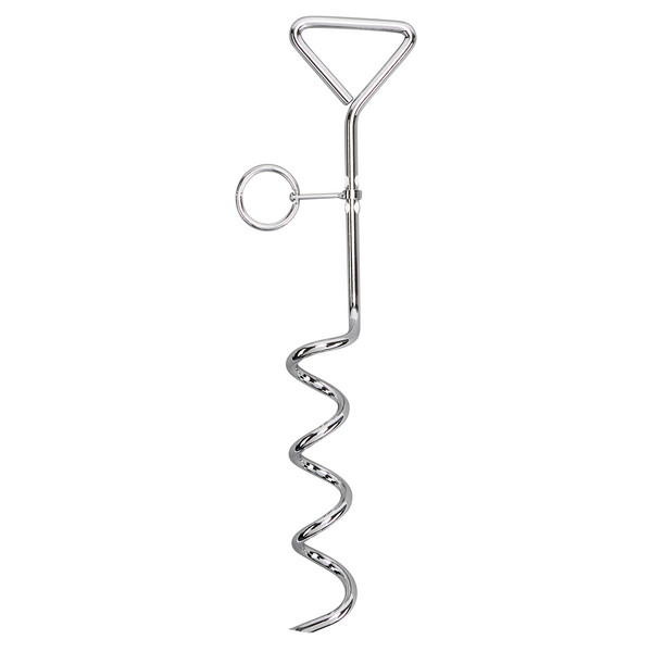 STEEL CORKSCREW PEG, 40 CM (1 STK) - Zeltheringe