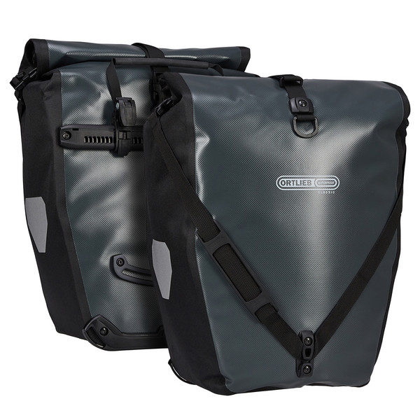 BACK-ROLLER - Fahrradtaschen-ASPHALT/SCHWARZ