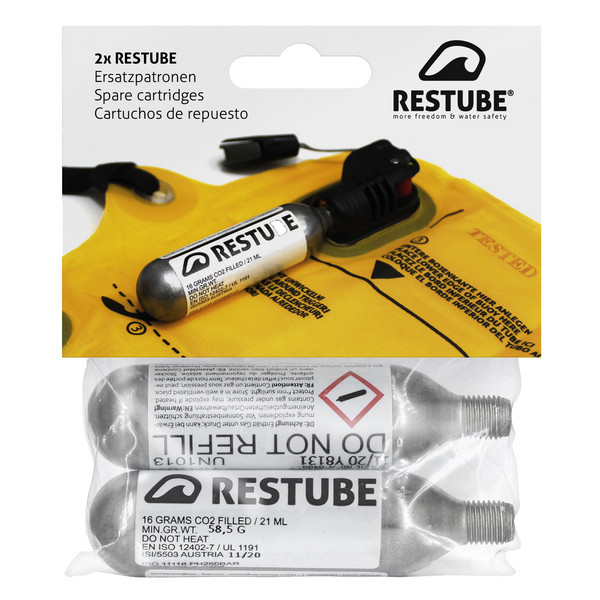 Restube CO2 CARTRIDGES (16 G) 2X Ansicht 1