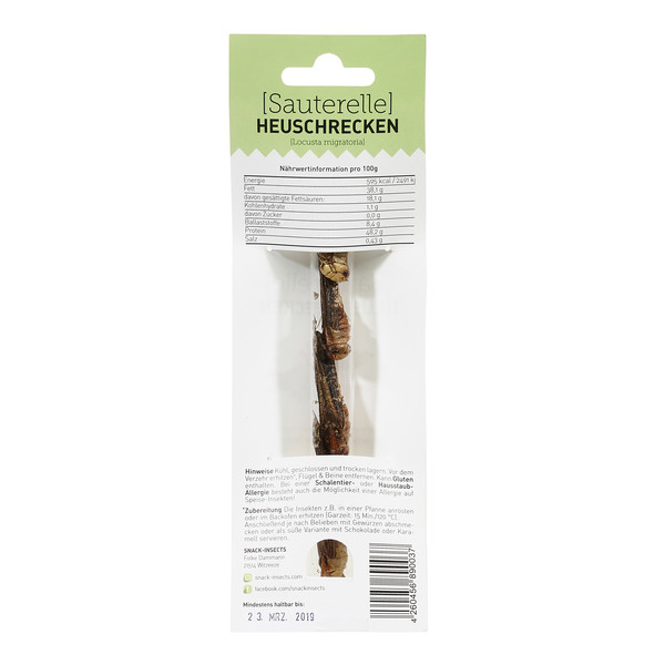 Snack-Insects SAUTERELLE Ansicht 2