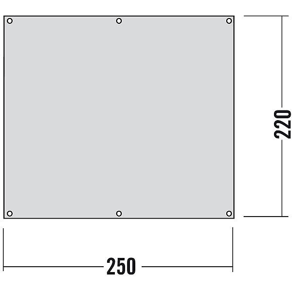 Tatonka ZELTUNTERL. 250 X 220CM - Zeltplane Ansicht 3
