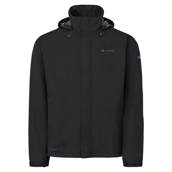 MEN'S ESCAPE LIGHT JACKET Herren - Regenjacke-BLACK/DEER BROWN