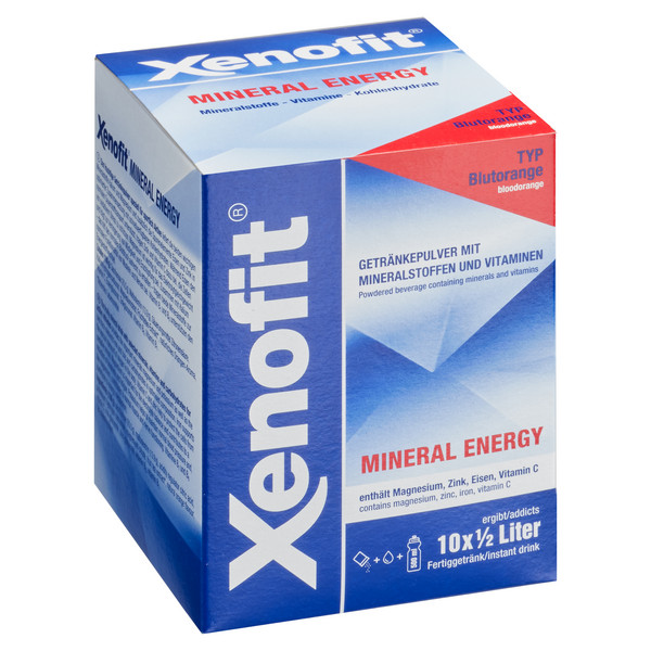 Xenofit MINERAL ENERGY BLUTORANGE - Energiedrink Ansicht 1
