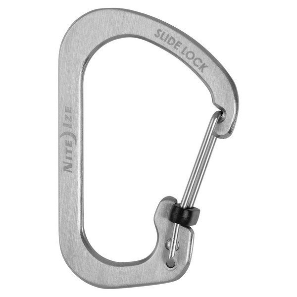CARABINER SLIDELOCK - Karabiner-SILBER