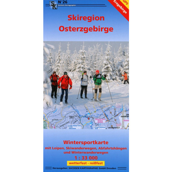 OSTERZGEBIRGE - Winterwanderkarte