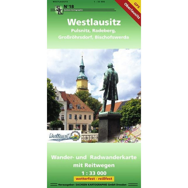 PULSNITZ, RADEBERG - Wanderkarte