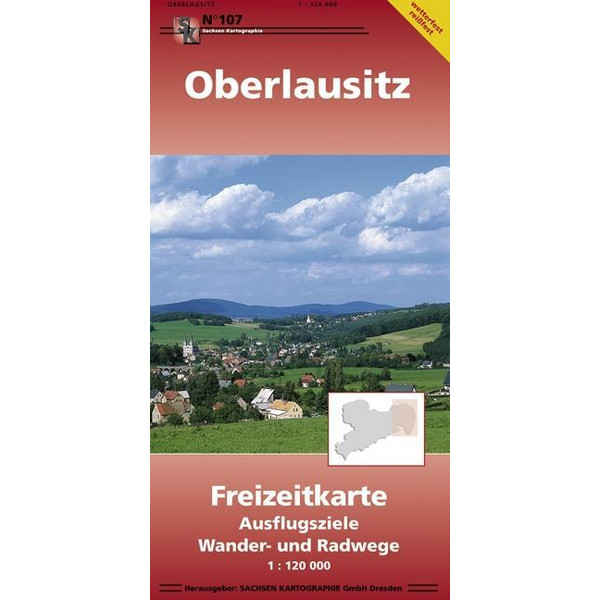 FREIZEITKARTE OBERLAUSITZ - Wanderkarte