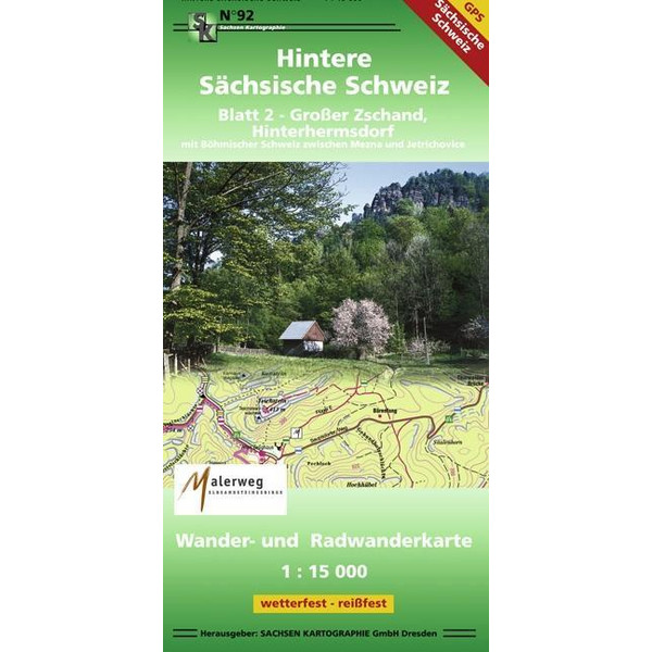 SÄCHSISCHE SCHWEIZ BLATT 2 - Wanderkarte