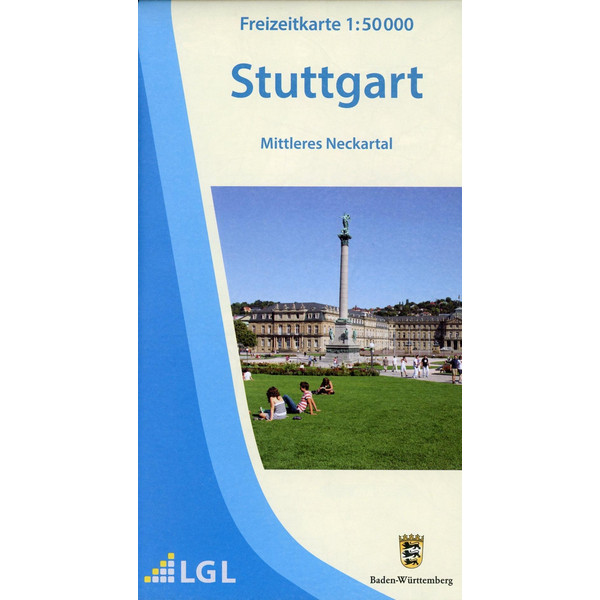 FREIZEITKARTE STUTTGART UND UMGEBUNG - Wanderkarte Ansicht 1