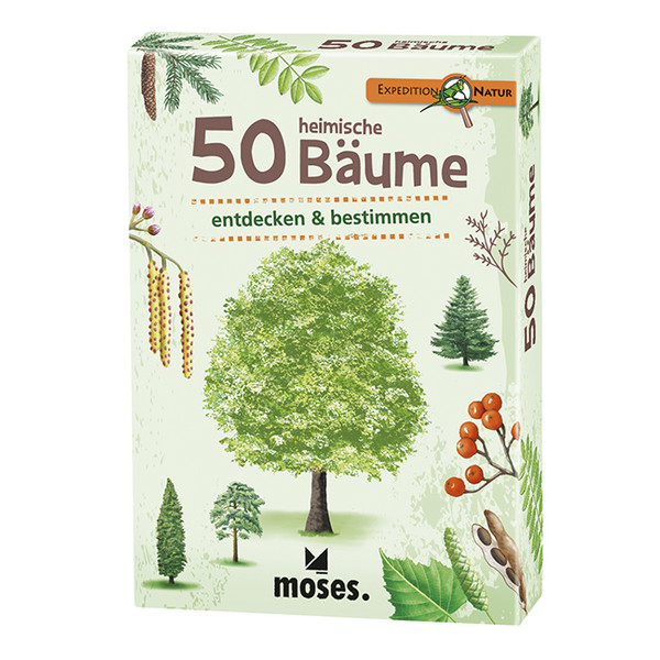 Verlag EXPEDITION NATUR 50 HEIMISCHE BÄUME - Reisespiel