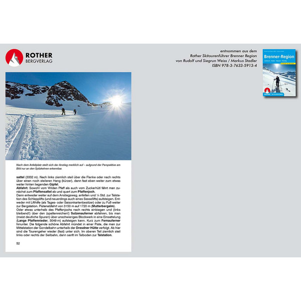 BVR SKITOURENFÜHRER BRENNER-REGION Ansicht 5