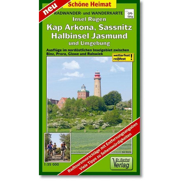 RÜGEN, KAP ARKONA, SASSNITZ, HALBINSEL J - Wanderkarte