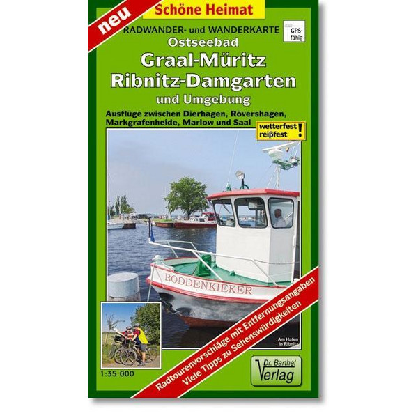 OSTSEEBAD GRAAL-MÜRITZ, RIBNITZ-DAMGARTE - Wanderkarte