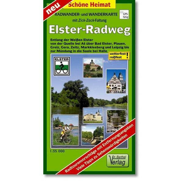 ELSTERRADWEG RADWANDER- UND WANDERKARTE - Wanderkarte