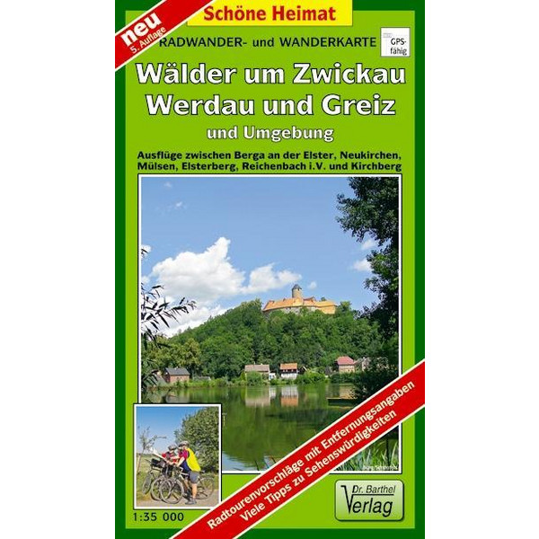 WÄLDER UM ZWICKAU, WERDAU UND GREIZ UND UMGEBUNG - Wanderkarte
