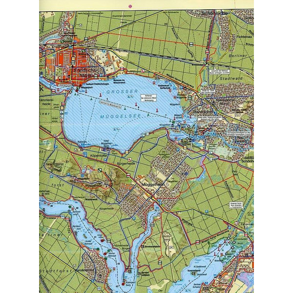 RWG-KARTE DAHME-SPREE - KÖPENICK, ERKNER - Fahrradkarte Ansicht 2