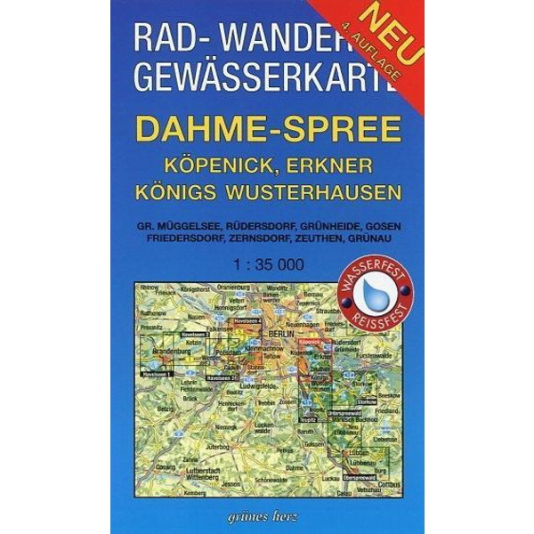 RWG-KARTE DAHME-SPREE - KÖPENICK, ERKNER - Fahrradkarte