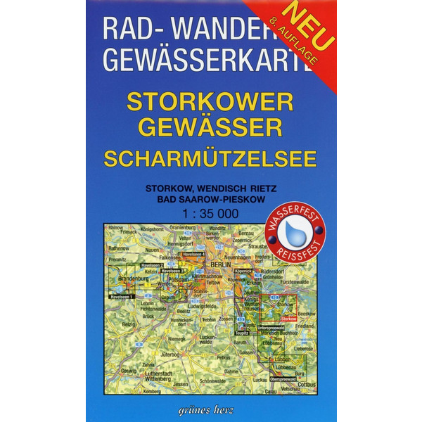 RWG-KARTE STORKOWER GEWÄSSER - SCHARMÜTZ - Wanderkarte