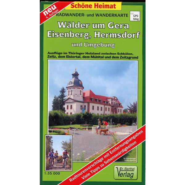 WÄLDER UM GERA, EISENBERG, HERMSDORF UND - Wanderkarte