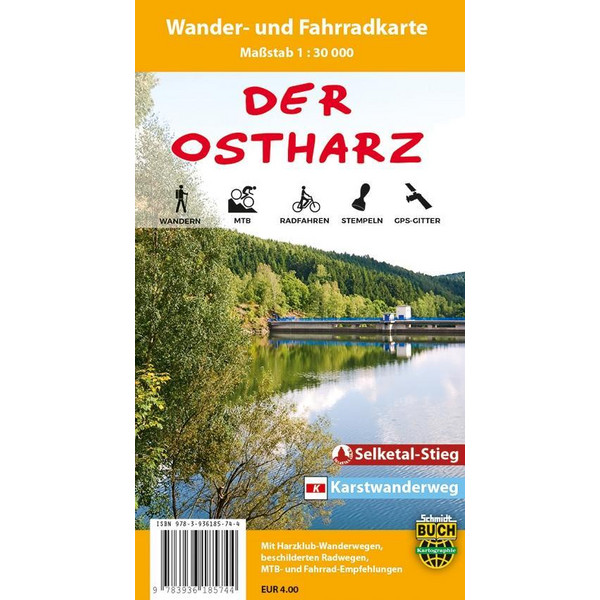 DER OSTHARZ 1:30.000 - Fahrradkarte
