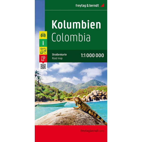 F&B KOLUMBIEN 1:1 MIO. - Straßenkarte