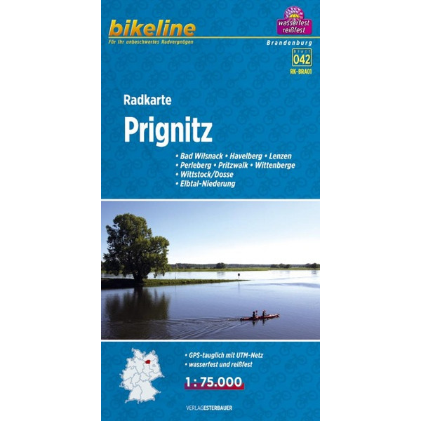 BIKELINE RADKARTE PRIGNITZ - Fahrradkarte