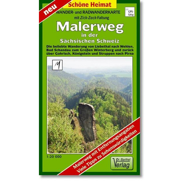 RADWANDER- UND WANDERKARTE MALERWEG - Wanderkarte