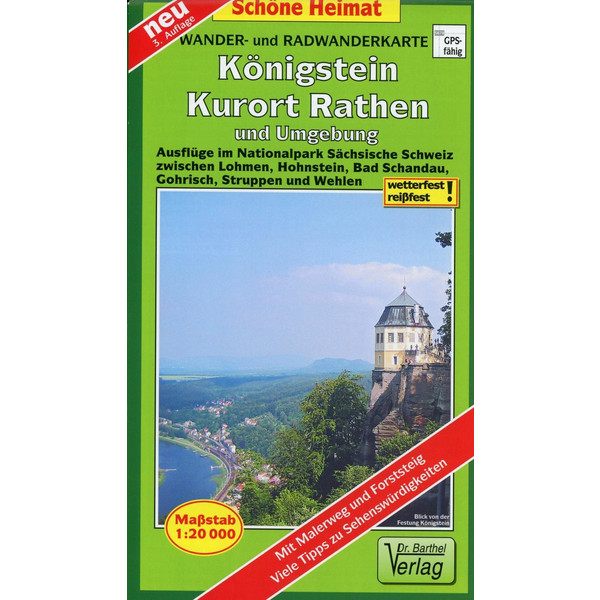 RADWANDER- UND WANDERKARTE KÖNIGSTEIN, K - Wanderkarte