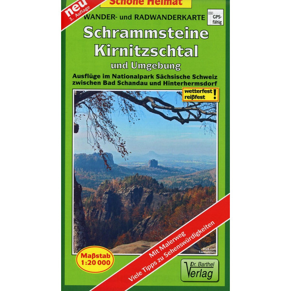 WANDER- UND RADWANDERKARTE SCHRAMMSTEINE - Wanderkarte
