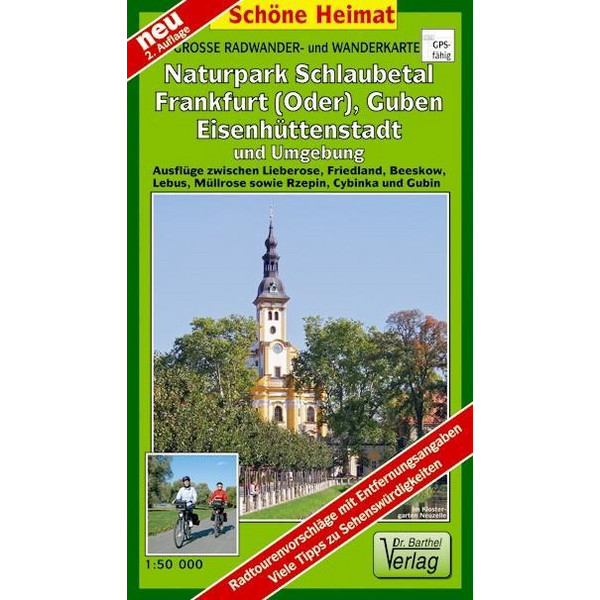 RADWANDER- UND WANDERKARTE NATURPARK SCHLAUBETAL - Wanderkarte