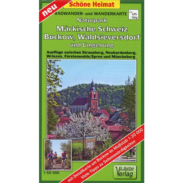 RADWANDER- UND WANDERKARTE NATURPARK MÄRKISCHE SCHWEIZ - Wanderkarte