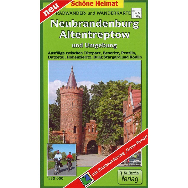 RADWANDER- UND WANDERKARTE NEUBRANDENBUR - Wanderkarte