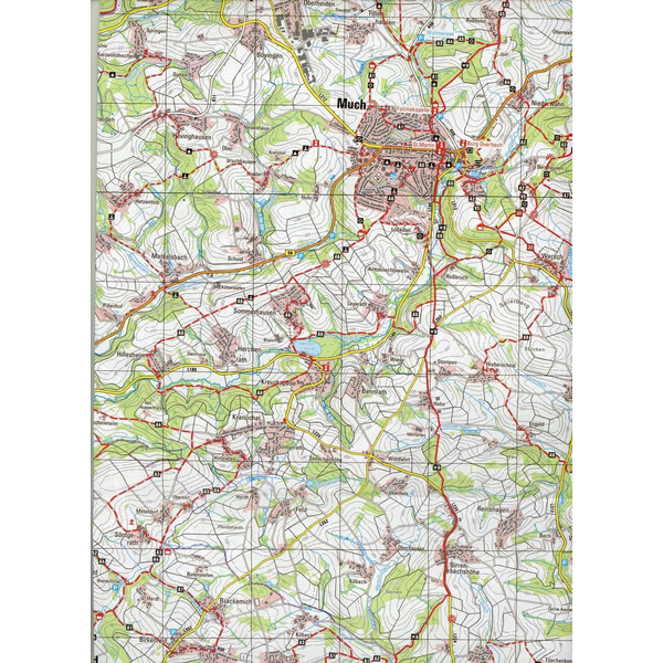 WANDERKARTE 43 SÜDLICHER OBERBERGISCHER KREIS - Wanderkarte Ansicht 3
