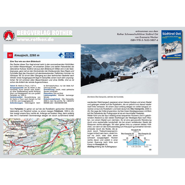 BVR SCHNEESCHUHFÜHRER SÜDTIROL OST Ansicht 4