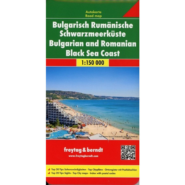 FUB BULGARISCH RUMÄNISCHE SCHWARZMEERKÜS - Straßenkarte