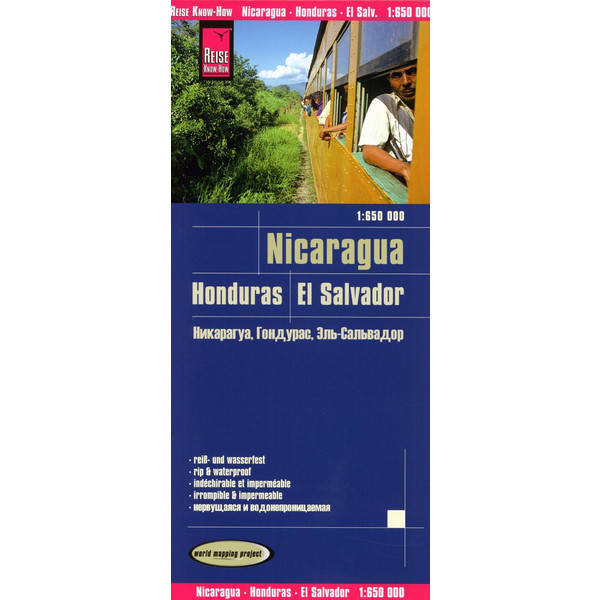 RKH WMP NICARAGUA, HONDURAS, EL SALVADOR - Straßenkarte