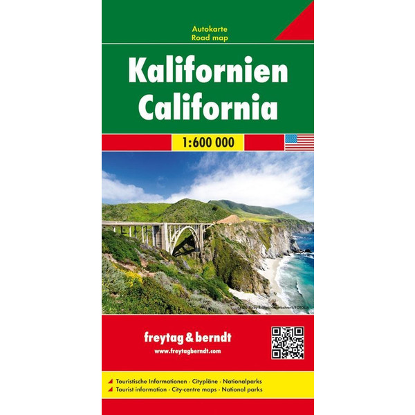 KALIFORNIEN 1:600.000 - Straßenkarte
