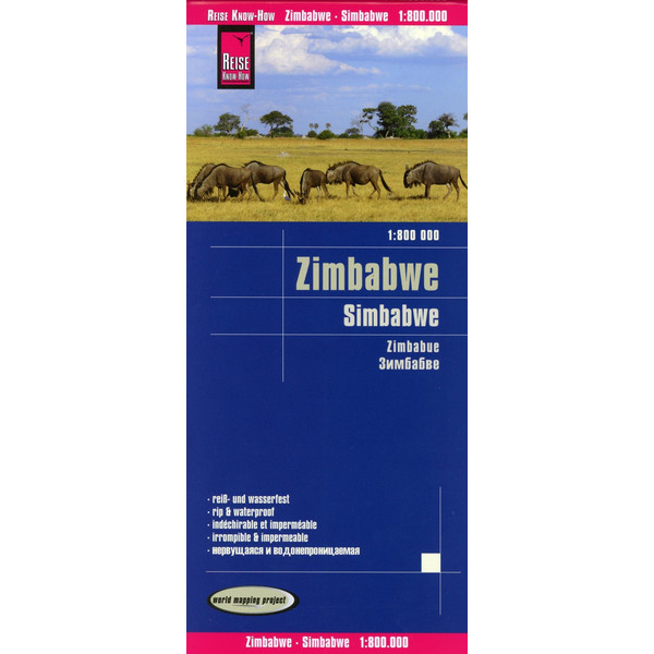 RKH WMP SIMBABWE (1:800.000) - Straßenkarte