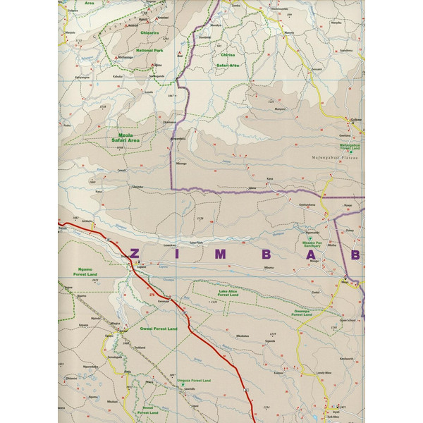 RKH WMP SIMBABWE (1:800.000) - Straßenkarte Ansicht 2