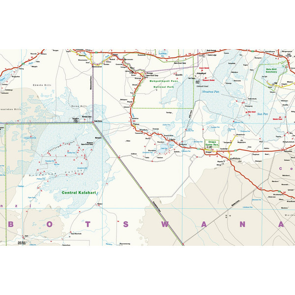 RKH WMP BOTSWANA (1:1.000.000) - Straßenkarte Ansicht 2