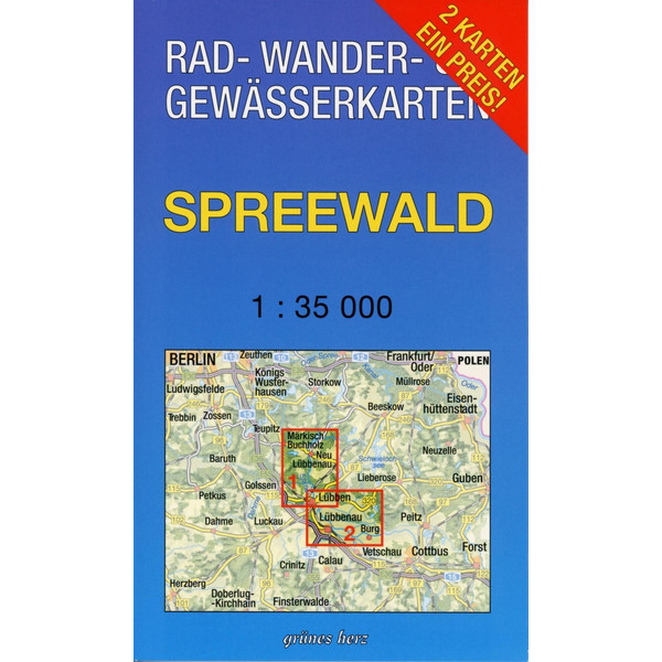 SPREEWALD 1 : 35 000 - Fahrradkarte