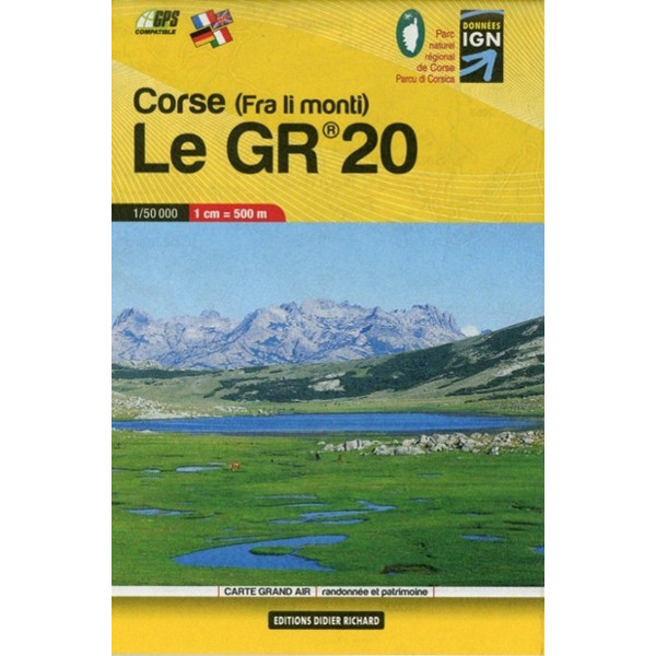 LIBRIS WANDERKARTE 20 CORSE 1 : 50 000