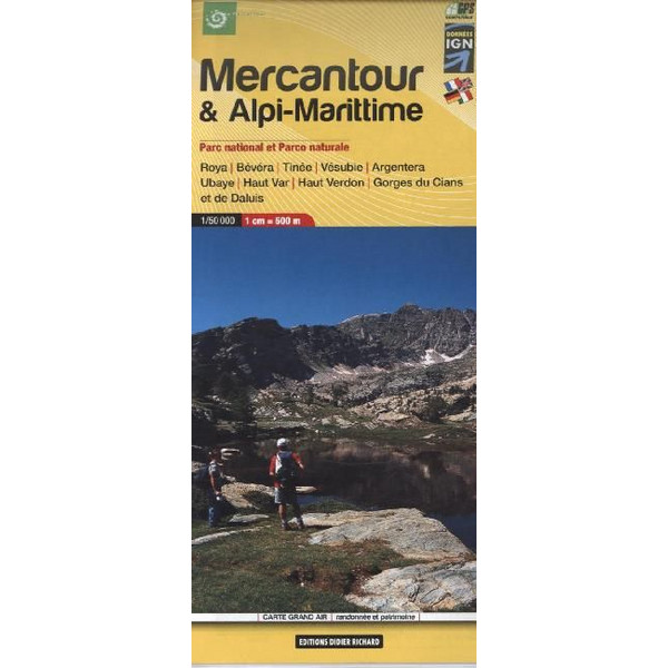 LIBRIS 07. MERCANTOUR 1:60.000 - Wanderkarte Ansicht 1